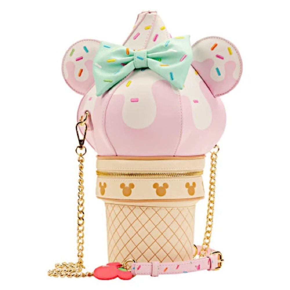 Stitch Shoppe By Loungefly Disney Minnie Sweets Ice Cream Crossbody Bag - NWOT